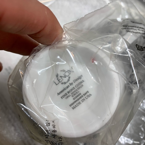 Lenox Opal Innocence Scroll 5-Piece Place Setting - Picture 5 of 6